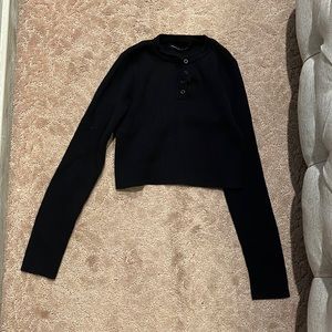 Brandy Melville black knit top